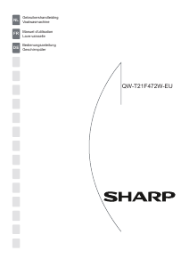 Bedienungsanleitung Sharp QW-T21F472W-EU Geschirrspüler