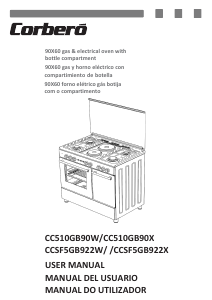 Manual de uso Corberó CCSF5GB922X Cocina