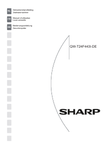 Bedienungsanleitung Sharp QW-T24F443I-DE Geschirrspüler