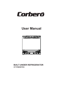 Manual de uso Corberó CF1PN85INTEG Refrigerador