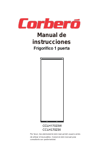 Manual de uso Corberó CCLH17023X Refrigerador