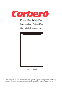 Manual de uso Corberó CF1PH855X Refrigerador