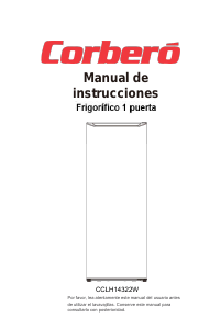 Manual de uso Corberó CCLH14322W Refrigerador
