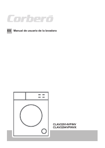 Manual de uso Corberó CLAV2294VPINVX Lavadora