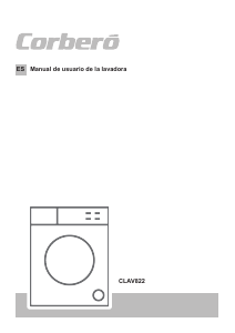 Manual Corberó CLAV822 Máquina de lavar roupa