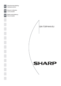Handleiding Sharp QW-T35F444I-EU Vaatwasser