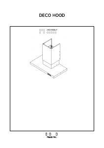 사용 설명서 하츠 MCH90SLF 쿠커 후드