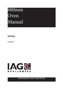 Handleiding IAG IOB6SE1 Oven