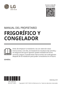 Manual de uso LG GTF916PZPED Frigorífico combinado