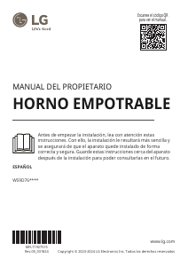 Manual de uso LG WS9D7651WS Horno