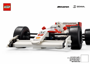 Посібник Lego set 10330 Icons McLaren MP4/4 і Айртон Сенна