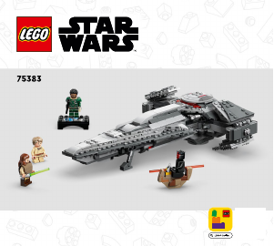 Manual Lego set 75383 Star Wars Darth Mauls Sith Infiltrator