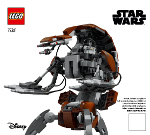 Manual Lego set 75381 Star Wars Droideka