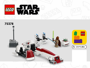 Manual Lego set 75378 Star Wars BARC speeder escape