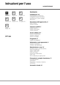 Manual de uso Hotpoint PFT 834X Lavavajillas