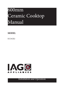 Manual IAG ICC6GE2 Hob