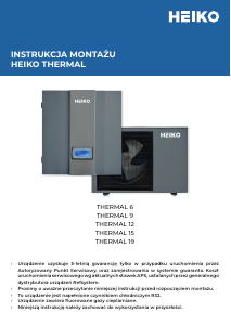 Instrukcja Heiko THERMAL 15 Pompa ciepła