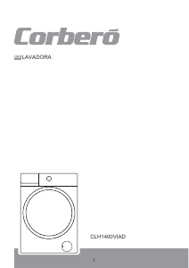Manual Corberó CLH1400VIAD Máquina de lavar roupa