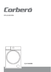 Manual Corberó CLH1404MK Máquina de lavar roupa