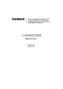 Manual de uso Corberó CLT9BL1423 Lavadora
