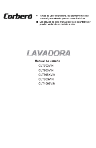 Manual de uso Corberó CLT703VIN Lavadora
