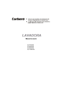 Manual Corberó CLT1004VIN Máquina de lavar roupa