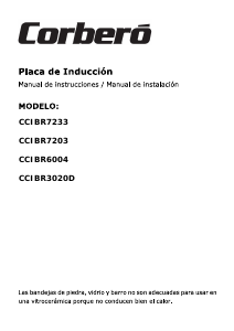 Manual de uso Corberó CCIBR7203 Placa