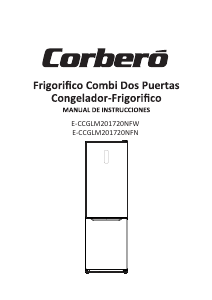 Manual Corberó E-CCGLM201720NFW Fridge-Freezer