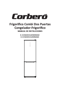 Handleiding Corberó E-CCM201520WMAD Koel-vries combinatie