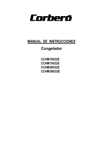 Manual de uso Corberó CCHM10022E Congelador