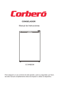 Manual de uso Corberó CCVH821W Congelador