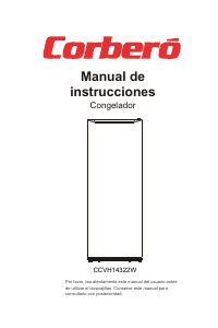 Manual Corberó CCVH14322W Freezer