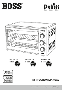 Handleiding Boss B531 Delish Oven