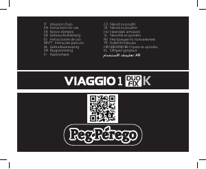 Руководство Peg-Pérego Viaggio1 Duo-Fix K Автомобильное кресло