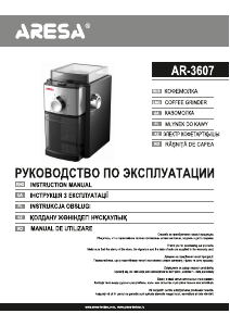 Handleiding Aresa AR-3607 Koffiemolen