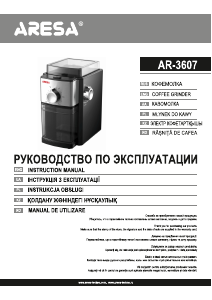 Manual Aresa AR-3607 Râșniță de cafea