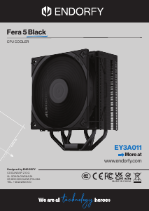 Manual de uso Endorfy EY3A011 Fera 5 Enfriador de CPU