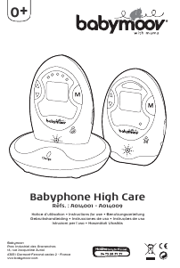 Mode d’emploi Babymoov High Care Ecoute-bébé