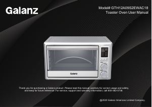 Manual Galanz GTH12A09S2EWAC18 Oven