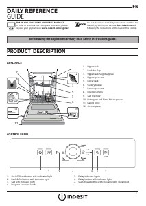 Manual Indesit D2F HK26 Dishwasher