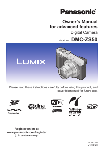 Manual Panasonic DMC-ZS50 Lumix Digital Camera