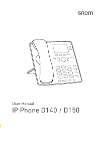 Manual Snom D150 Phone