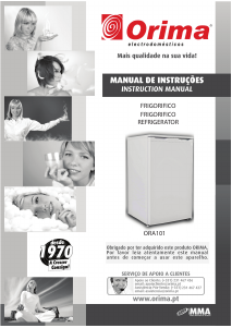 Manual de uso Orima ORA 101 Refrigerador