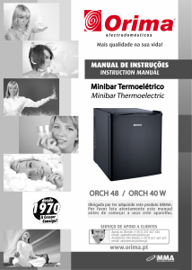 Manual Orima ORCH 40 W Refrigerator