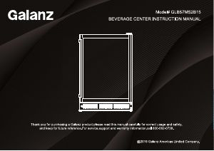 Manual Galanz GLB57MS2B15 Refrigerator