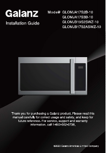 Manual Galanz GLOMJA17S3B-10 Microwave