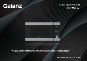 Manual Galanz GSWWD11S1S10 Microwave