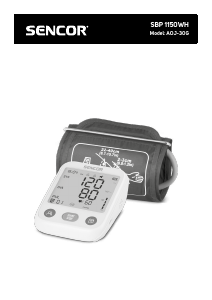 Instrukcja Sencor SBP 1150WH Ciśnieniomierz