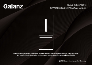 Manual Galanz GLR16BS2E16 Fridge-Freezer