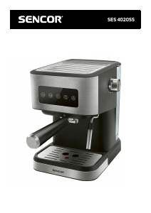 Instrukcja Sencor SES 4020SS Ekspres do espresso